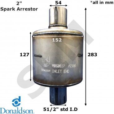 Donaldson Spark Arrestor 2" / 51mm M060037