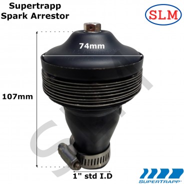 Supertrapp (Compact) Spark Arrestor Inlet 1"/25mm Internal Diameter