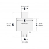 Donaldson Spark Arrestor Dimensions Schematic
