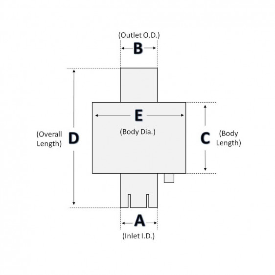 Donaldson Spark Arrestor Dimensions Schematic